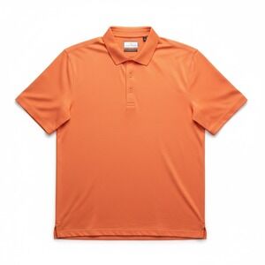 Modern Ambition Polo Shirt Mens XL Orange Excellent Technical Short‎ Sleeve